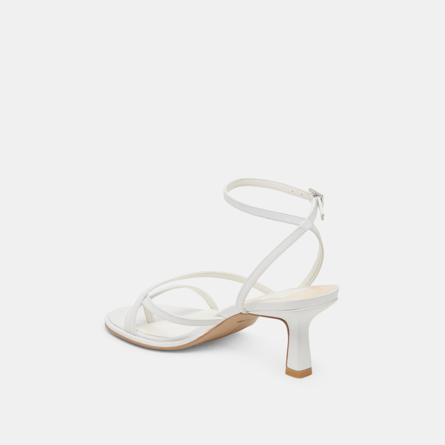MORAH HEELS TRUE WHITE LEATHER - Dolce Vita
