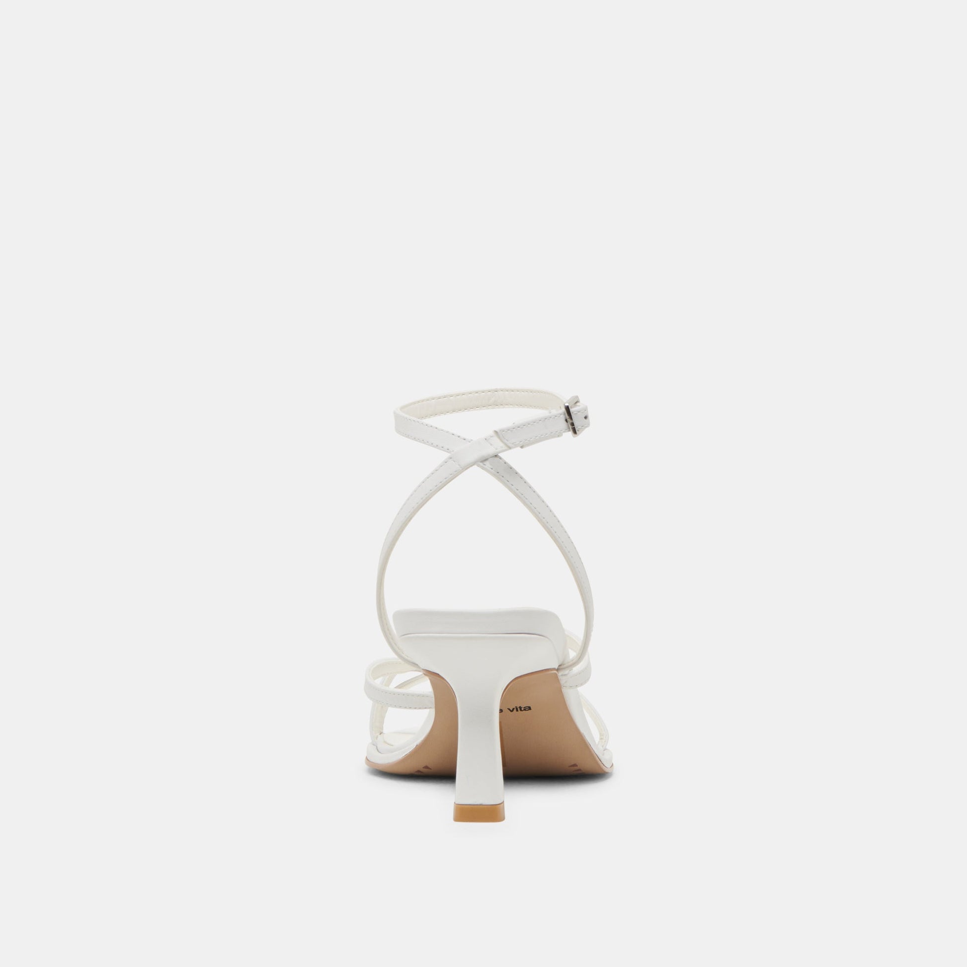 MORAH HEELS TRUE WHITE LEATHER - Dolce Vita