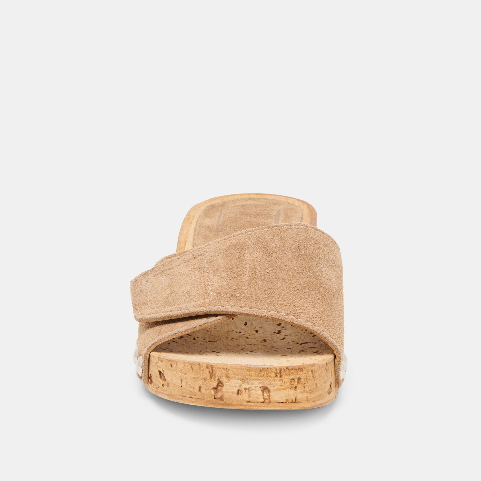 Sandy Taupe Suede Sandals - Dolce Vita