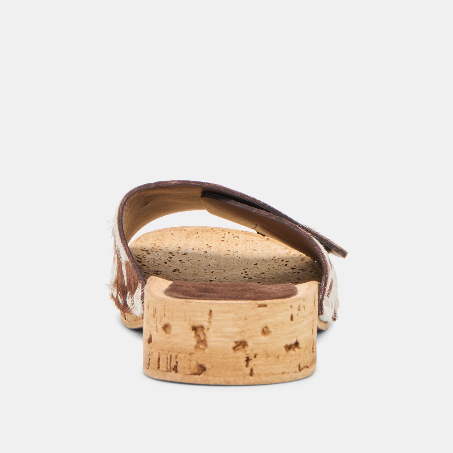 Sandy Cocoa Taurus Calf Hair Sandals - Dolce Vita