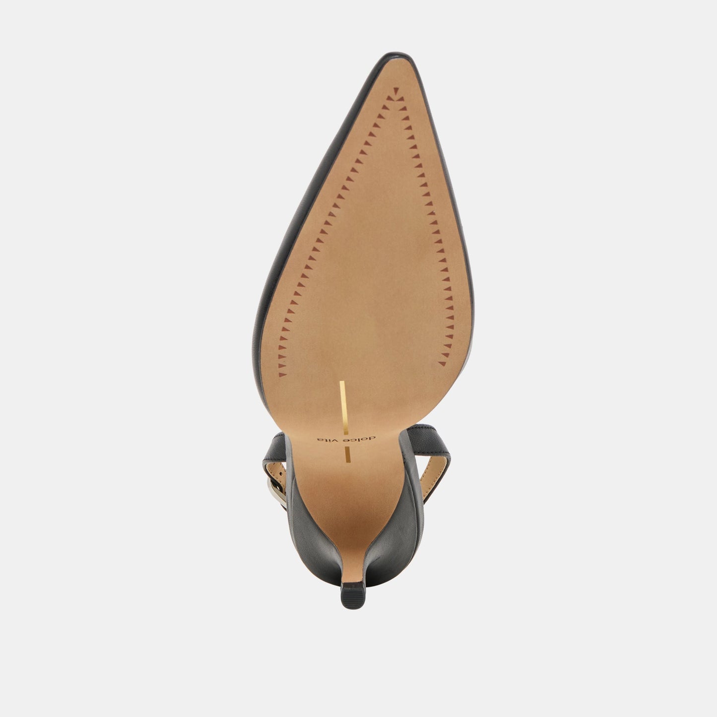 Hamya Black Leather Heels - Dolce Vita
