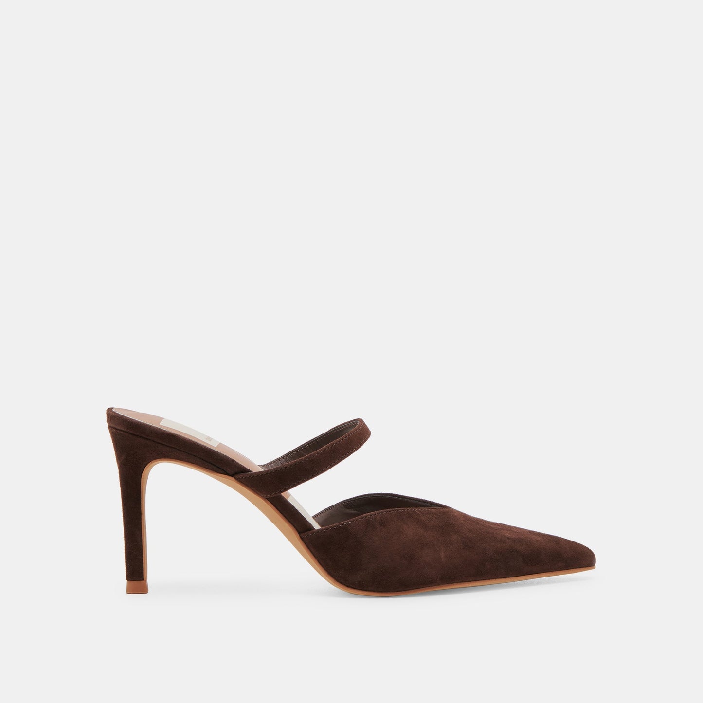 KANIKA HEELS DK BROWN SUEDE - Dolce Vita