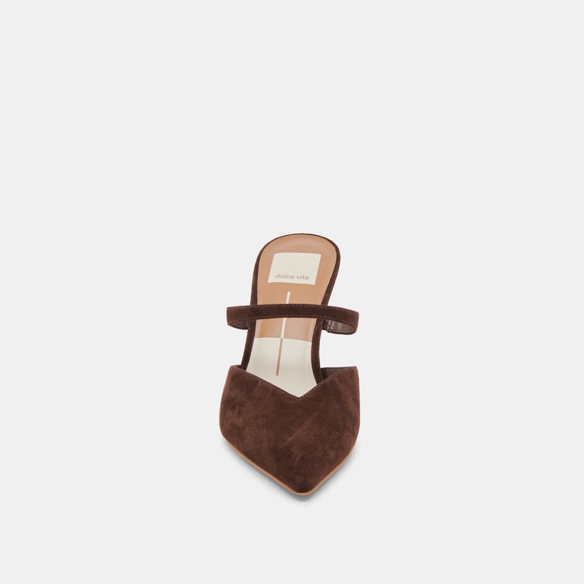 KANIKA HEELS DK BROWN SUEDE - Dolce Vita