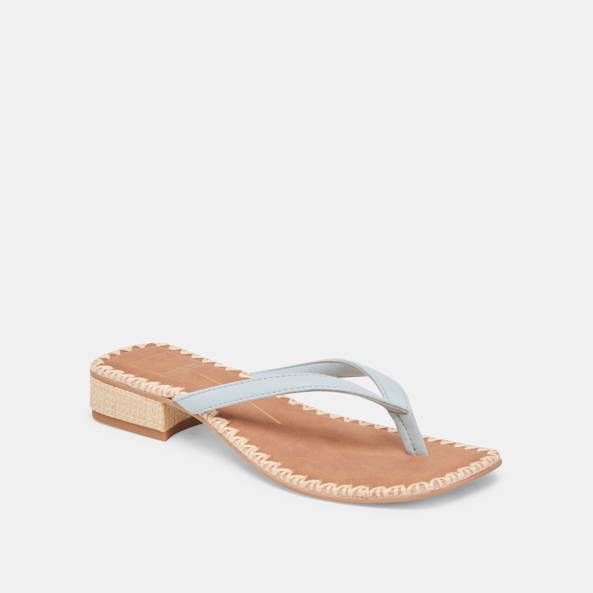 BARTY SANDALS ICE BLUE LEATHER - Dolce Vita