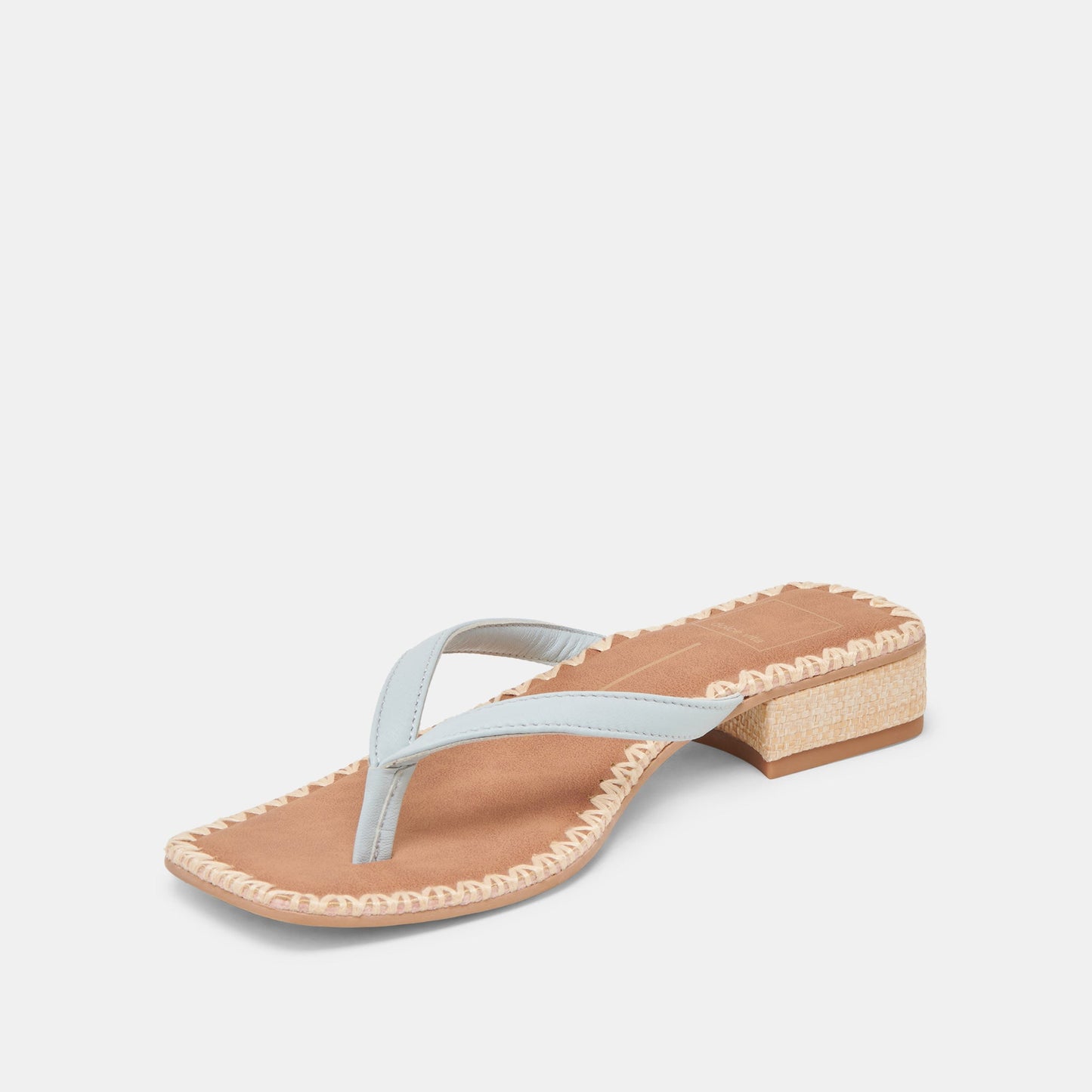 BARTY SANDALS ICE BLUE LEATHER - Dolce Vita