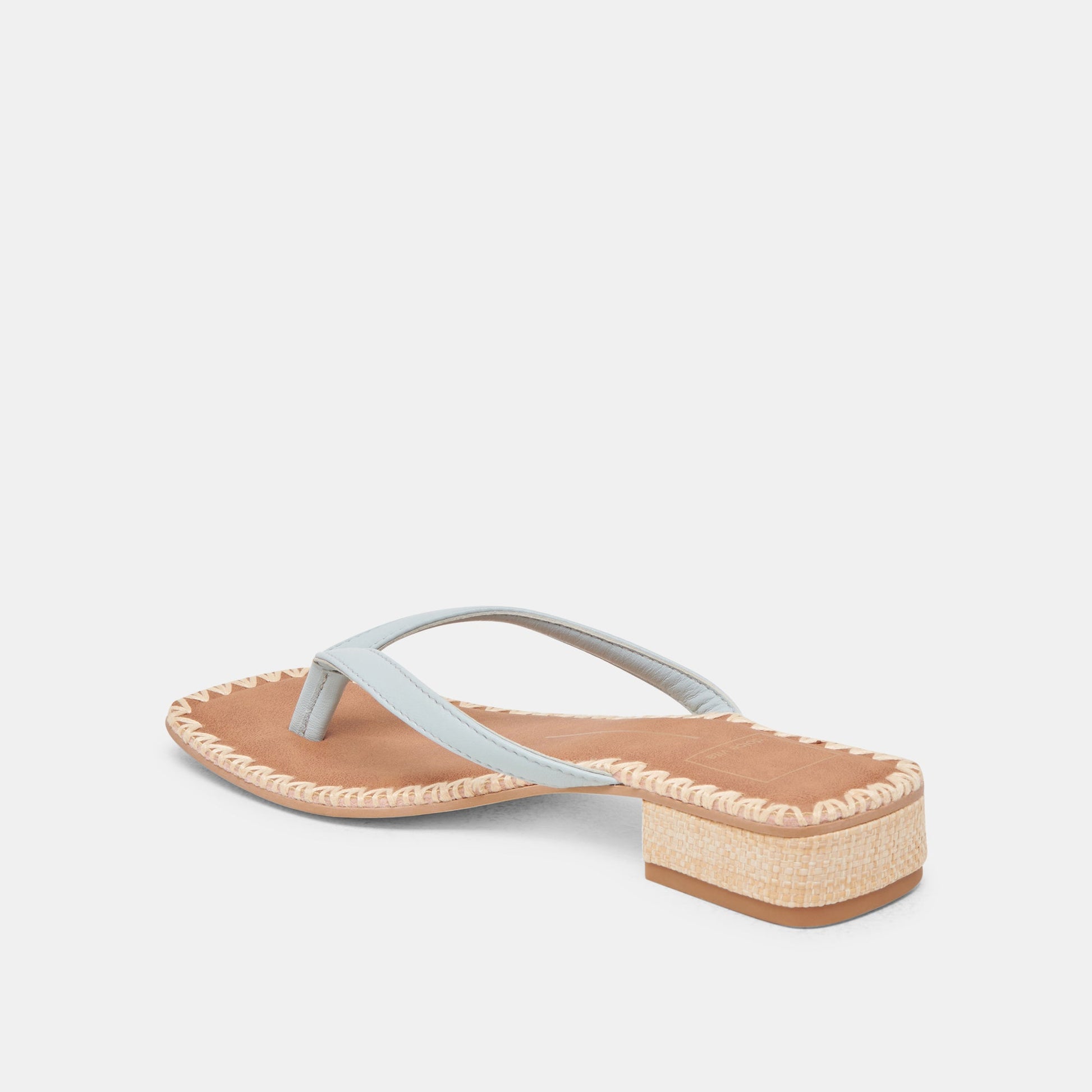 BARTY SANDALS ICE BLUE LEATHER - Dolce Vita