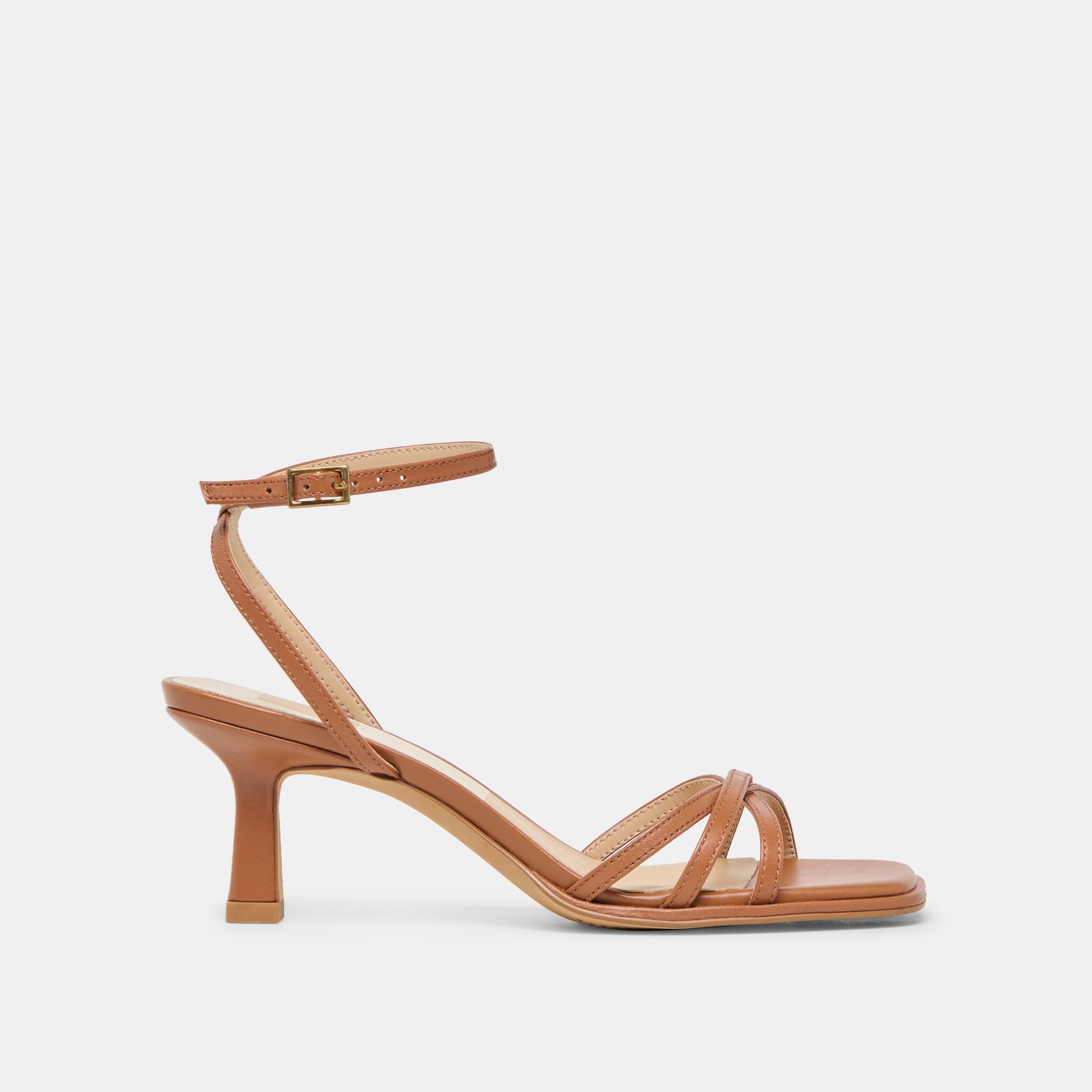 Manji Saddle Leather Heels - Dolce Vita