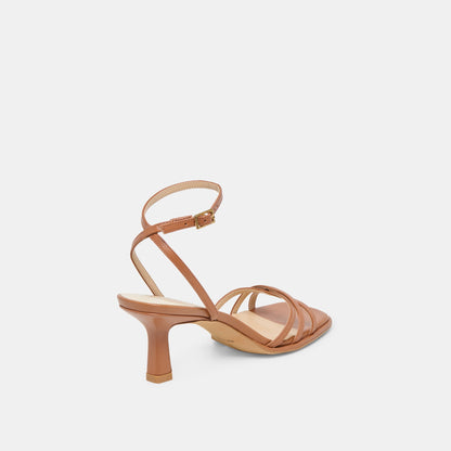 Manji Saddle Leather Heels - Dolce Vita