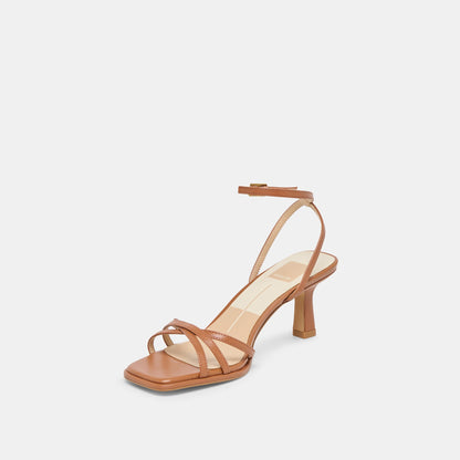 Manji Saddle Leather Heels - Dolce Vita