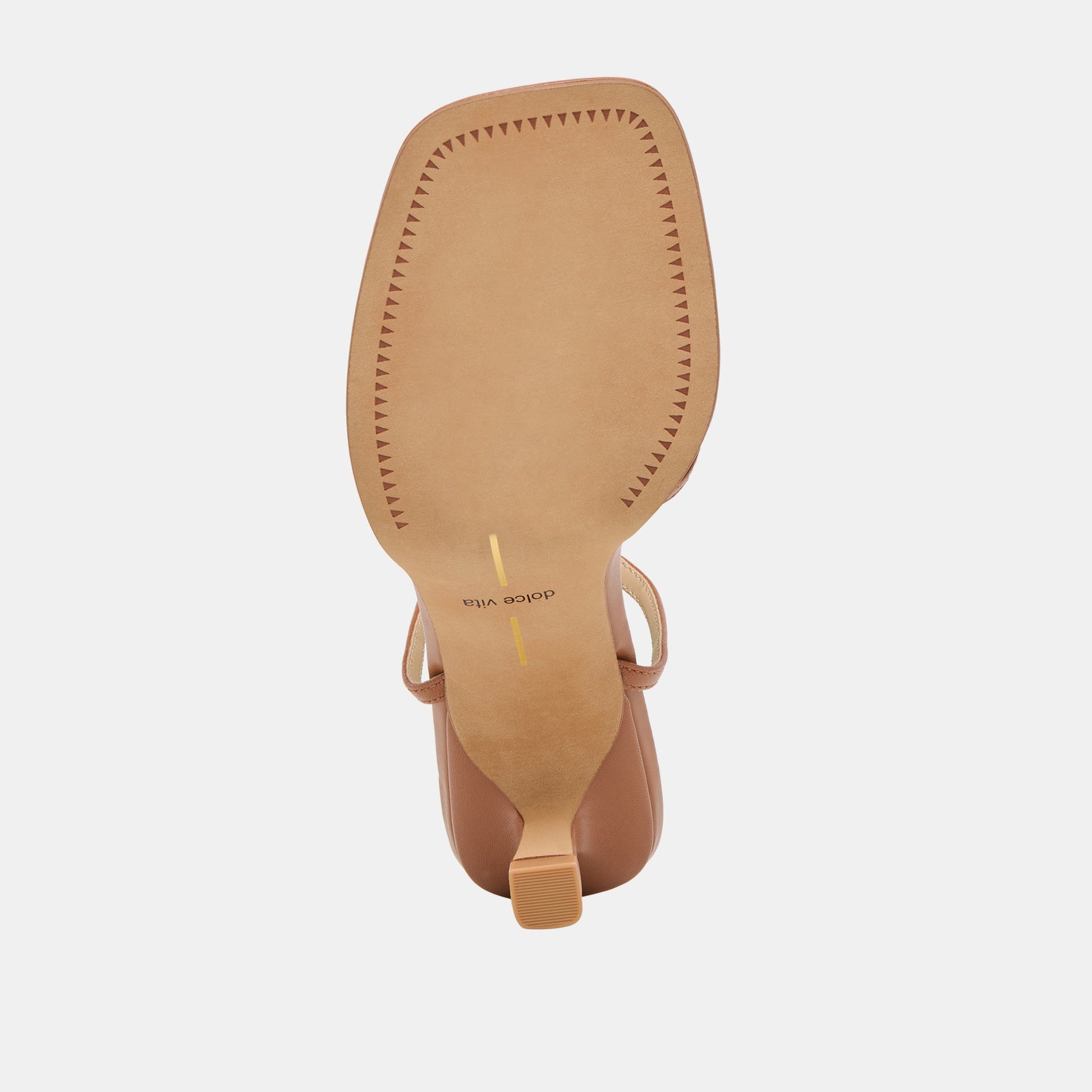 Manji Saddle Leather Heels - Dolce Vita