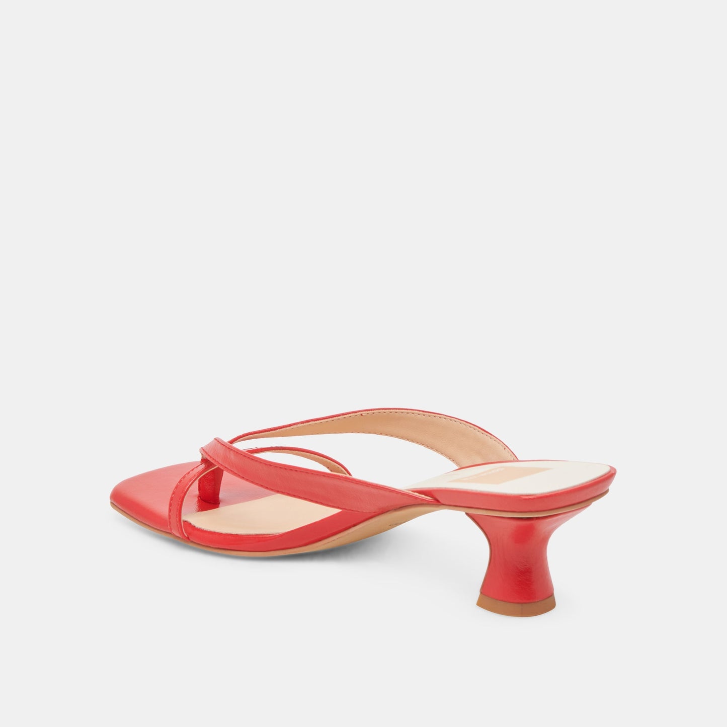 BREVEL WIDE HEELS CHILI LEATHER - Dolce Vita