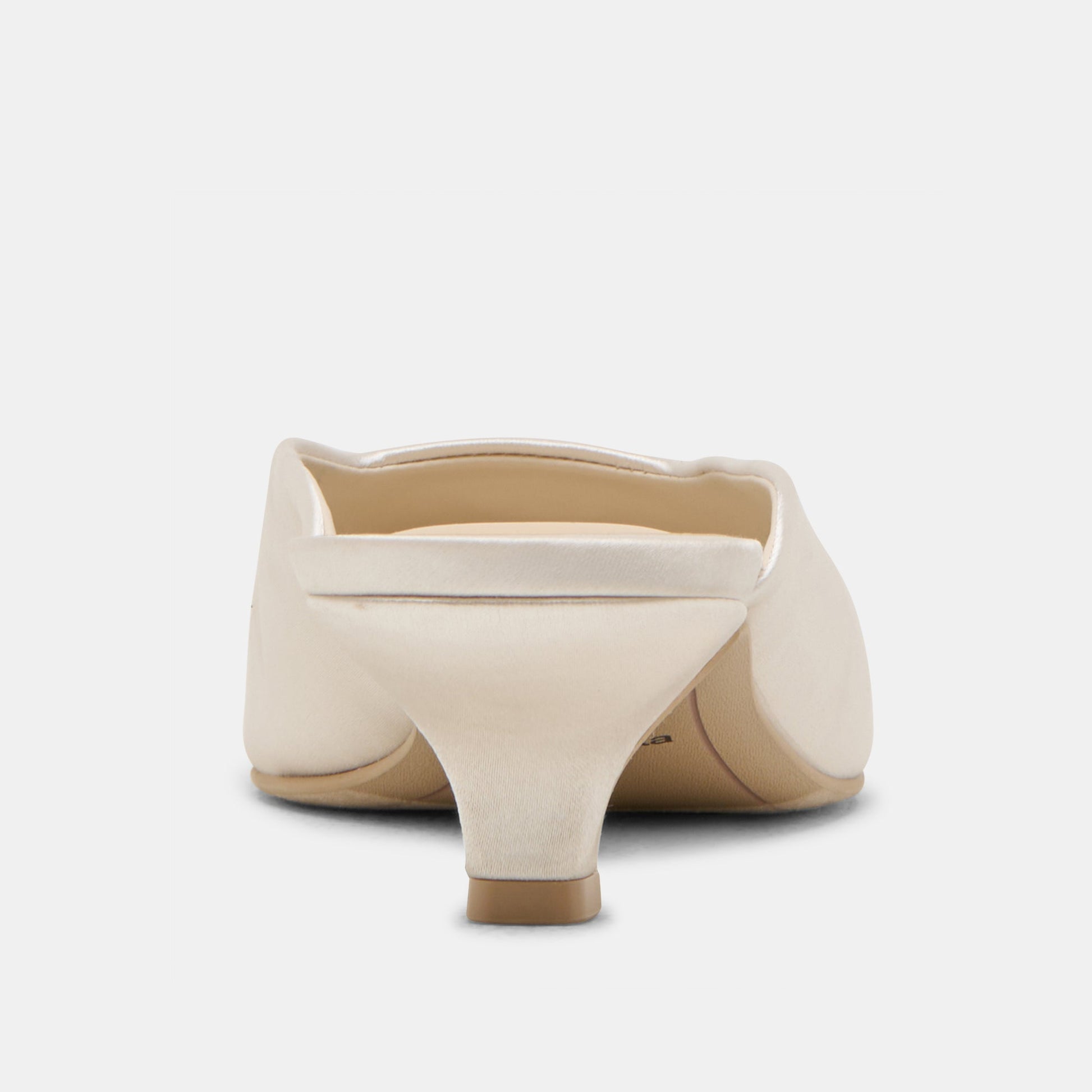 UMARA HEELS IVORY SATIN - Dolce Vita