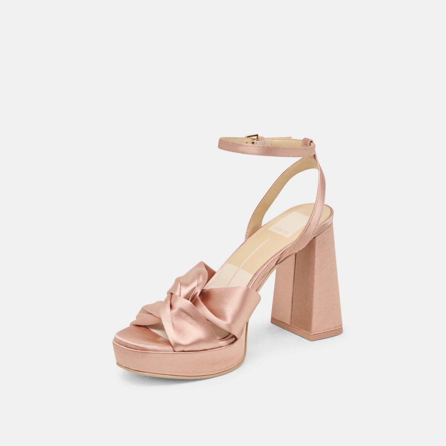 PARLO HEELS BLUSH SATIN - Dolce Vita