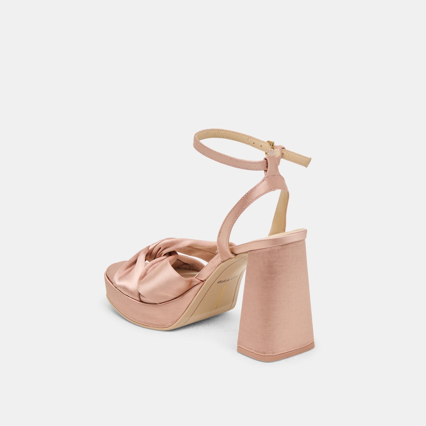 PARLO HEELS BLUSH SATIN - Dolce Vita