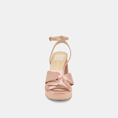 PARLO HEELS BLUSH SATIN - Dolce Vita