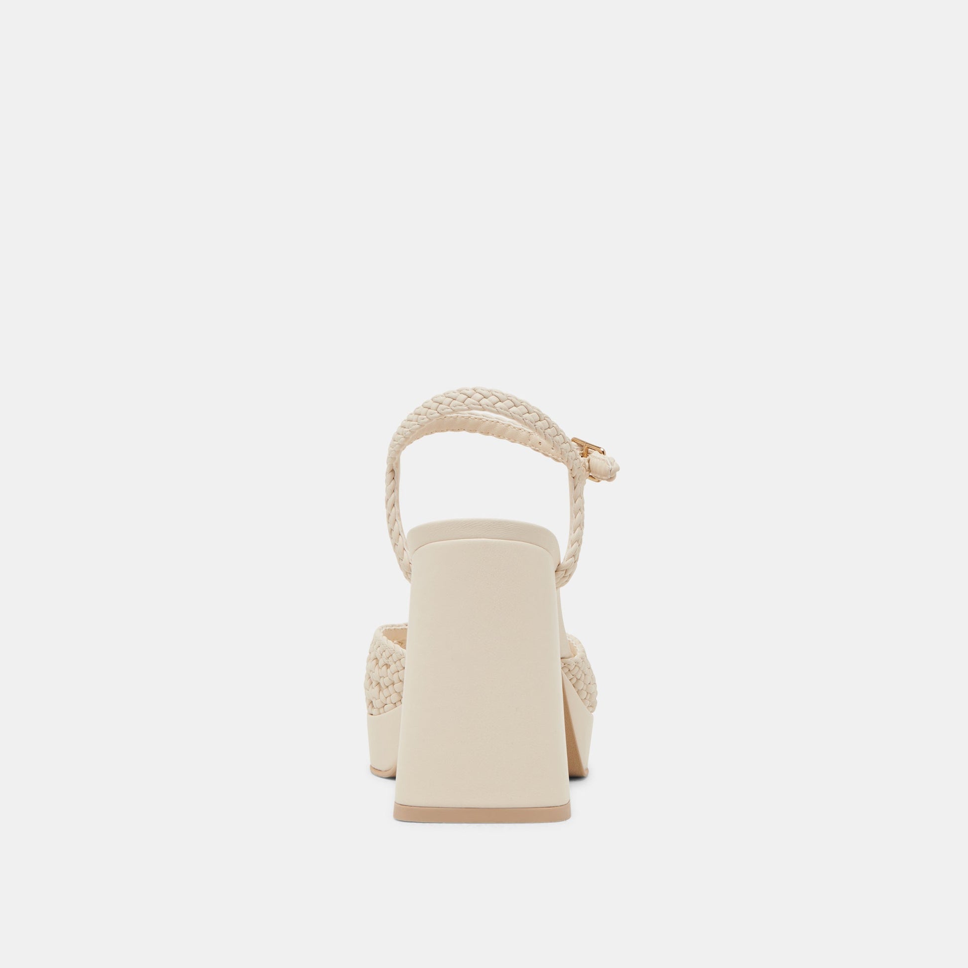 PEYTEN WIDE HEELS CREME WOVEN STELLA - Dolce Vita