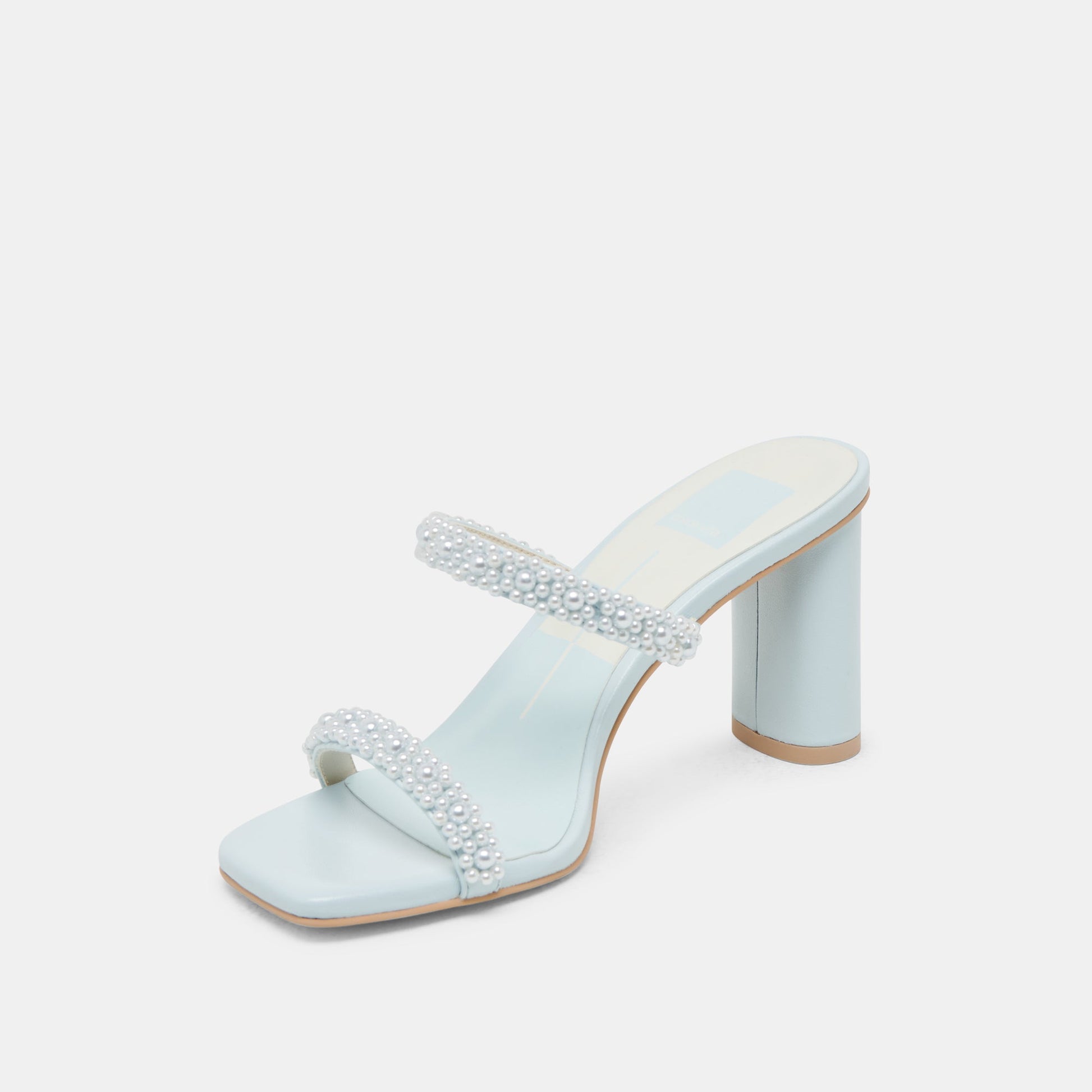 NOLAH PEARL HEELS ICE BLUE STELLA - Dolce Vita