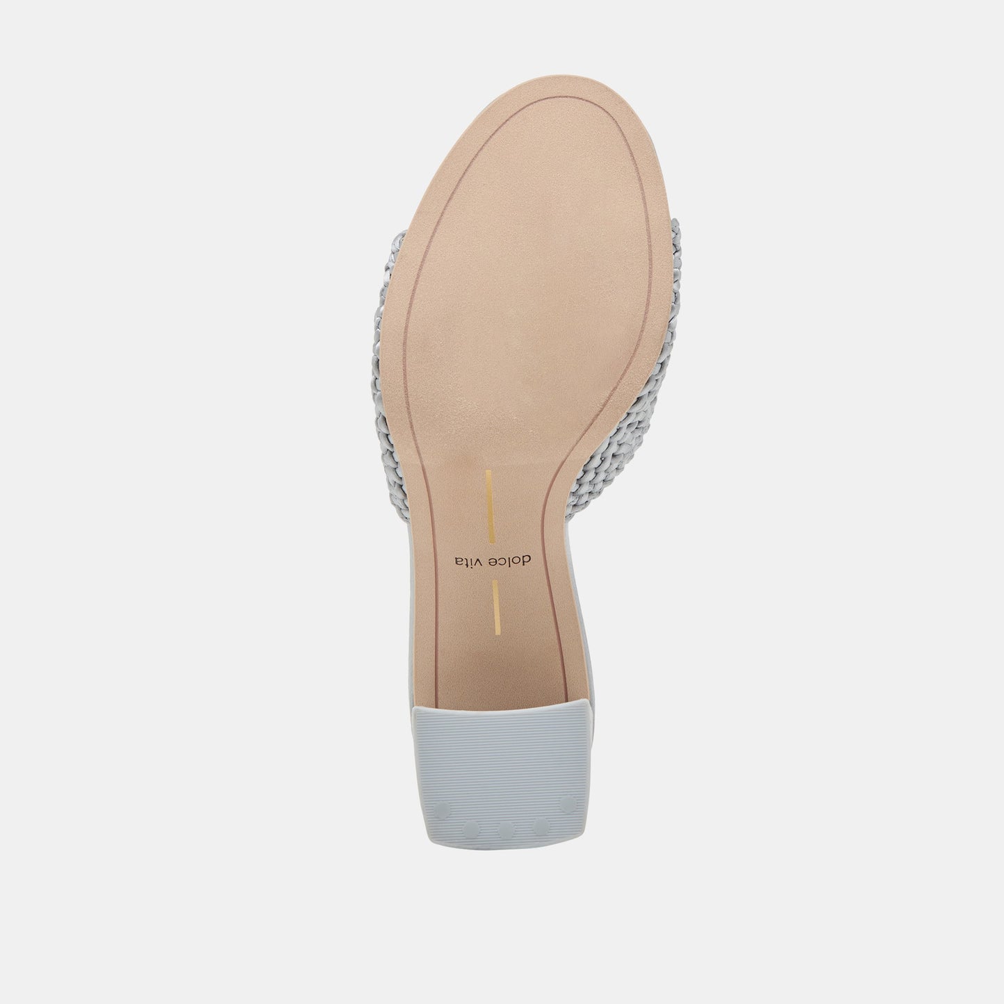 MARGOE HEELS LIGHT BLUE WOVEN SATIN - Dolce Vita