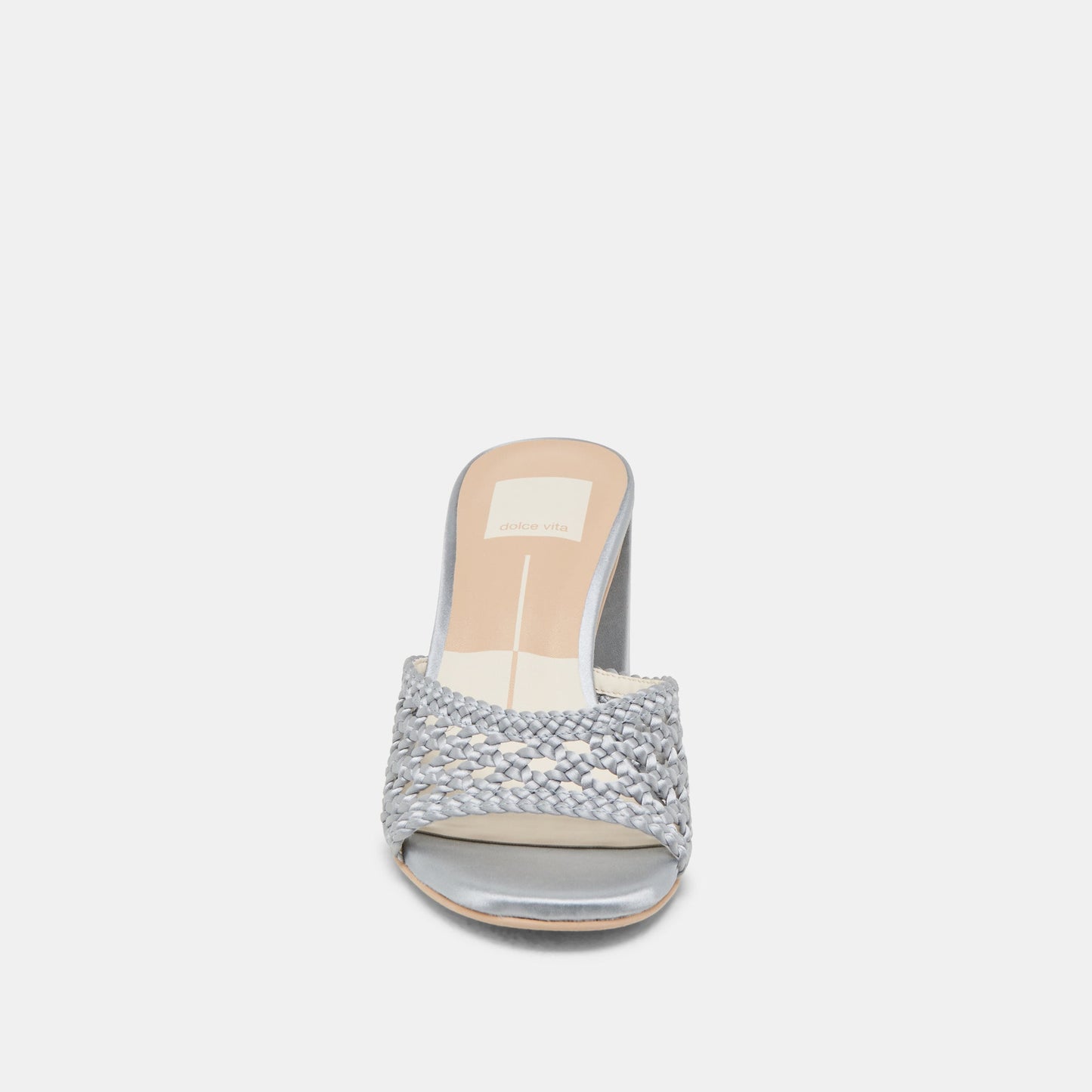 MARGOE HEELS LIGHT BLUE WOVEN SATIN - Dolce Vita