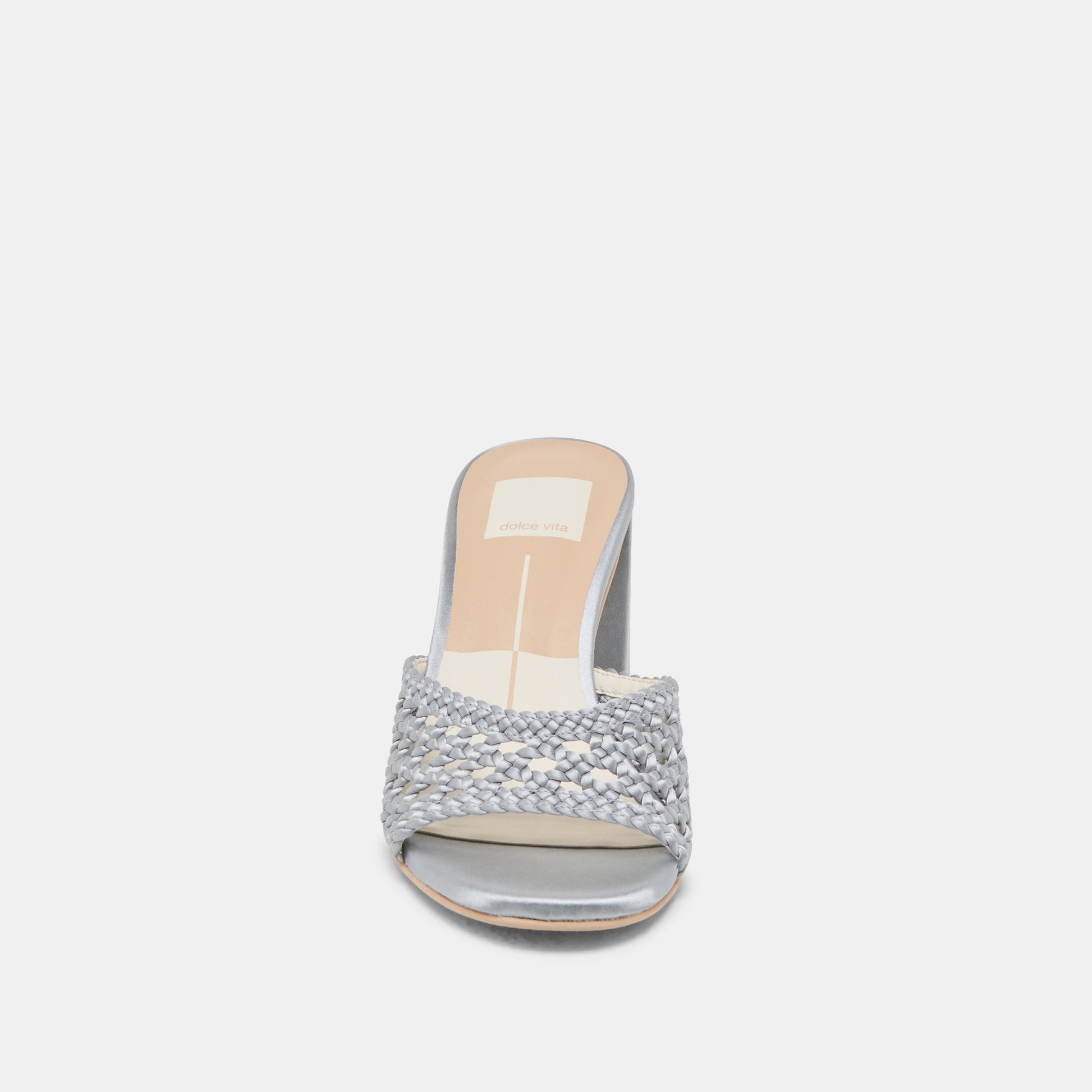 MARGOE HEELS LIGHT BLUE WOVEN SATIN - Dolce Vita