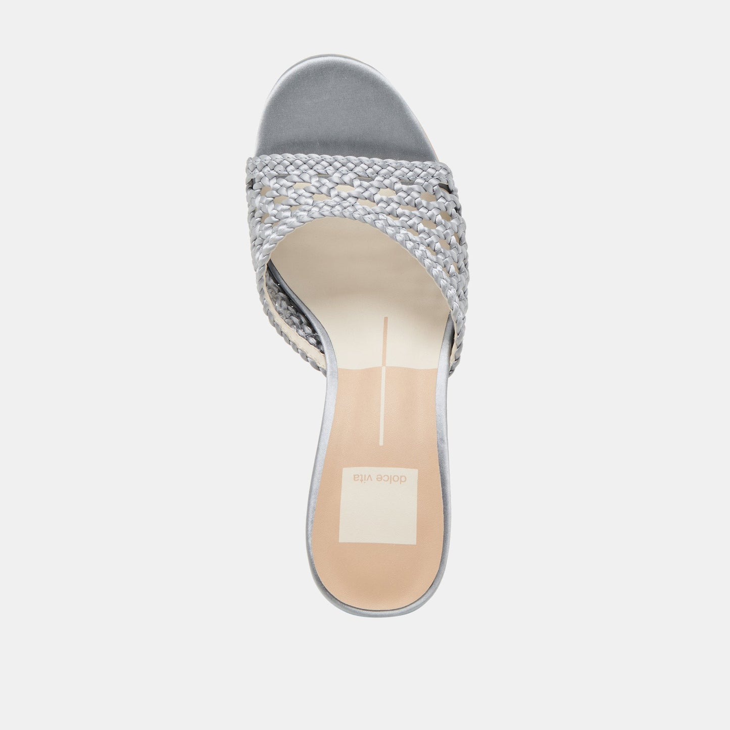 MARGOE HEELS LIGHT BLUE WOVEN SATIN - Dolce Vita
