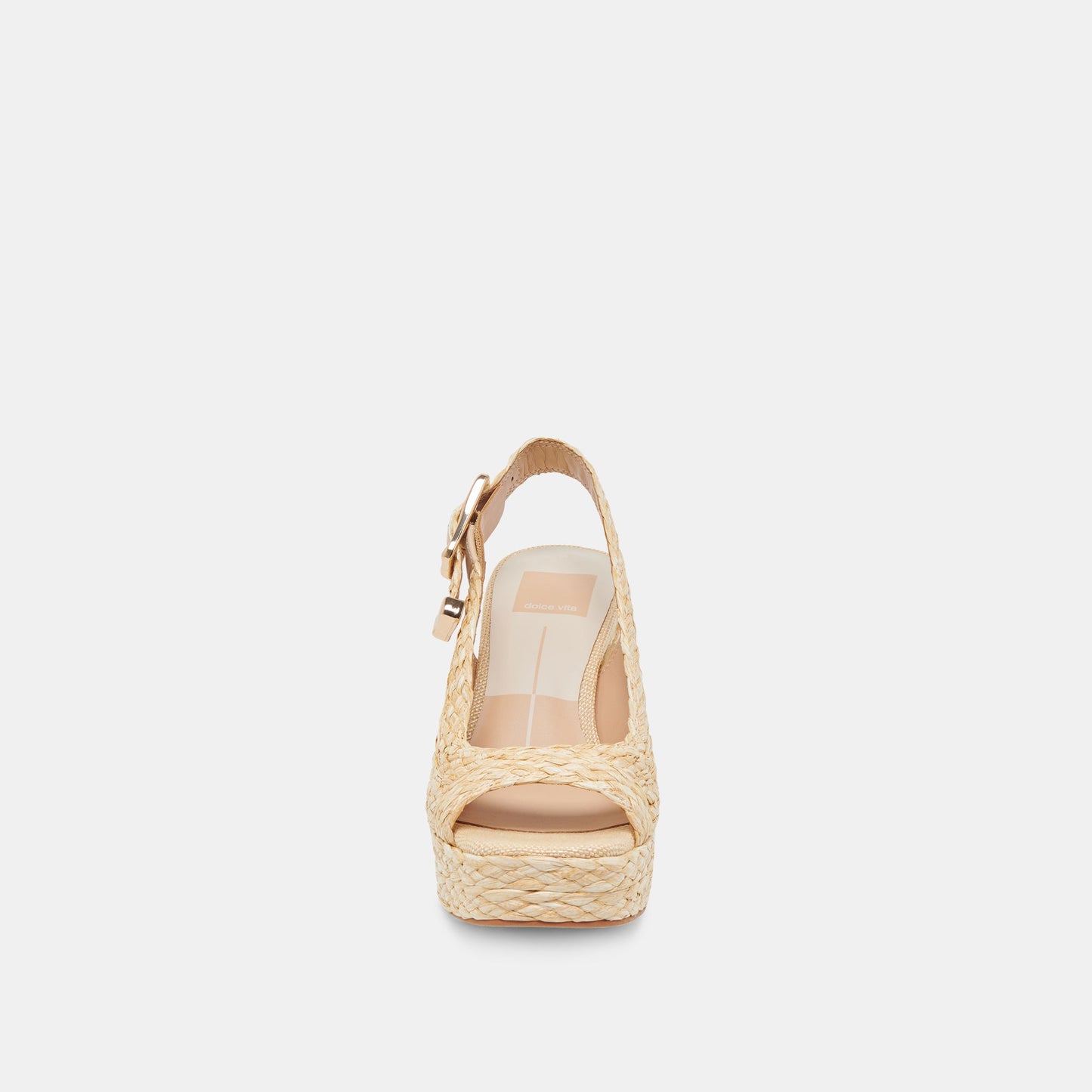 FLORES HEELS NATURAL RAFFIA - Dolce Vita