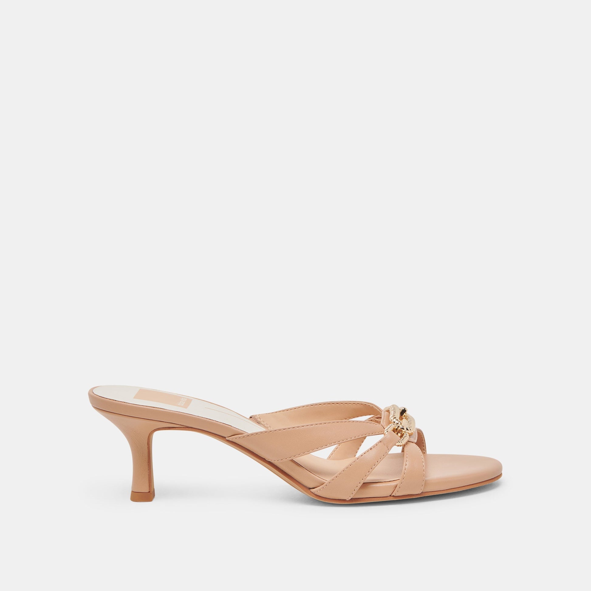 LERAH HEELS CAFE EMBOSSED LEATHER - Dolce Vita