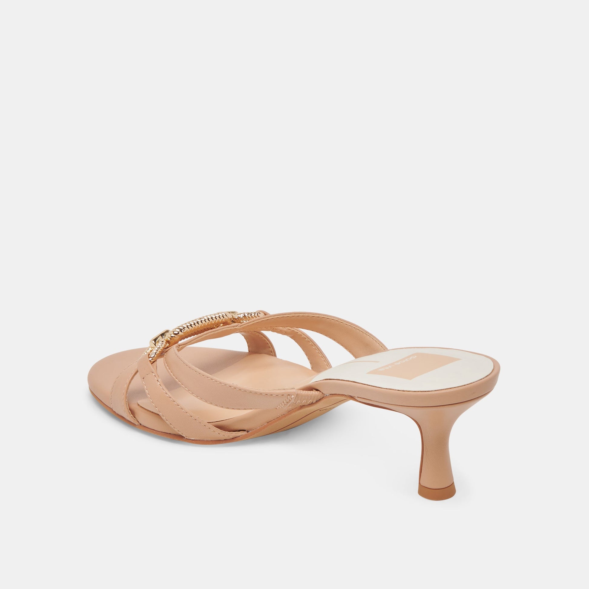 LERAH HEELS CAFE EMBOSSED LEATHER - Dolce Vita