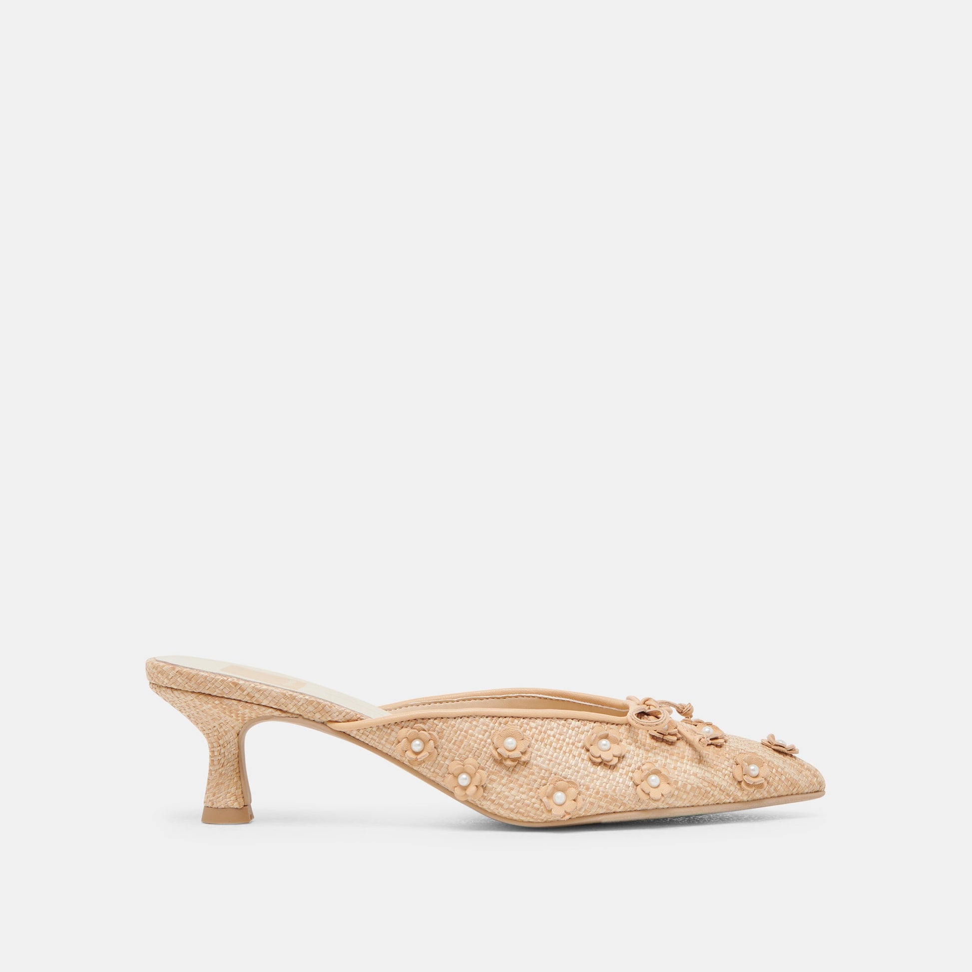 CAMILO HEELS LT NATURAL RAFFIA - Dolce Vita