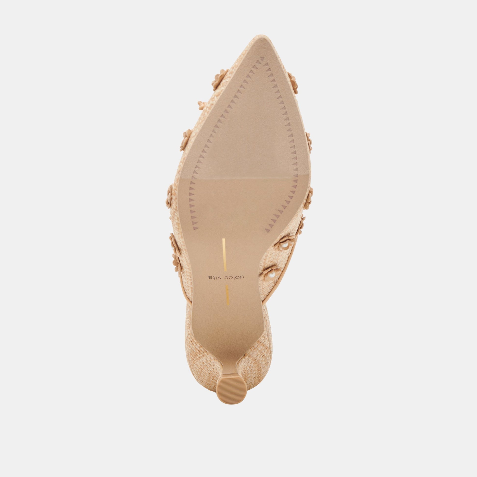 CAMILO HEELS LT NATURAL RAFFIA - Dolce Vita