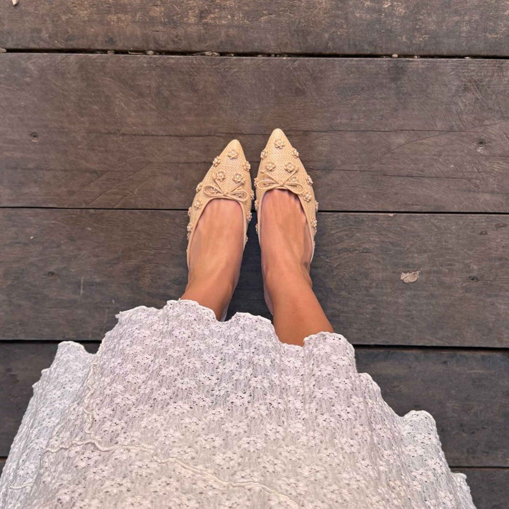 CAMILO HEELS LT NATURAL RAFFIA - Dolce Vita