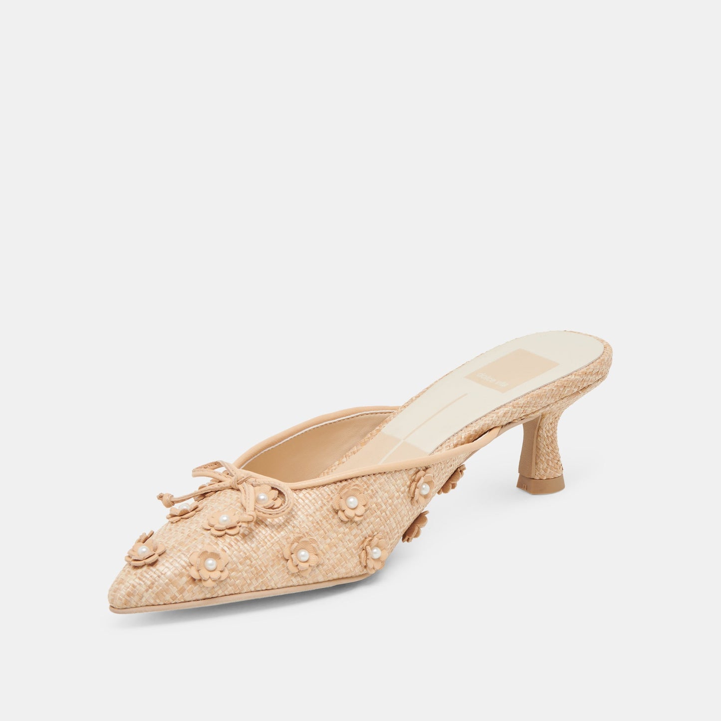 CAMILO HEELS LT NATURAL RAFFIA - Dolce Vita