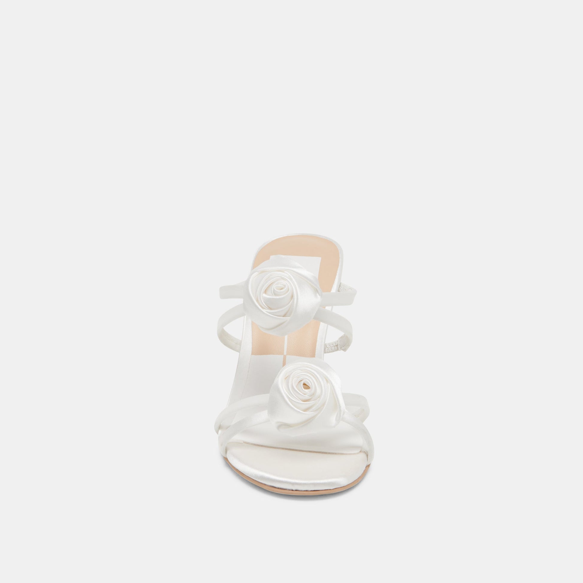 LINZY HEELS TRUE WHITE SATIN - Dolce Vita