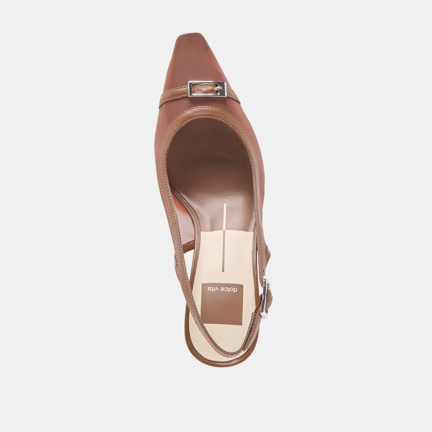 Lorine Espresso Mesh Heels - Dolce Vita