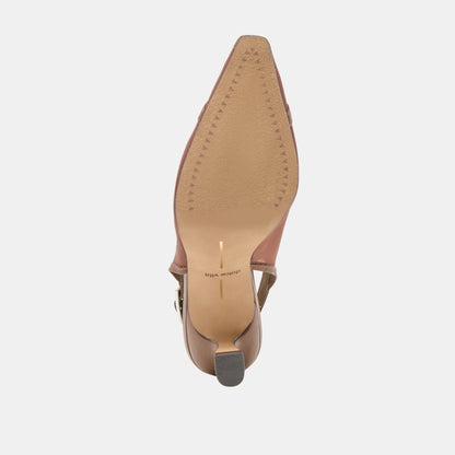 Lorine Espresso Mesh Heels - Dolce Vita
