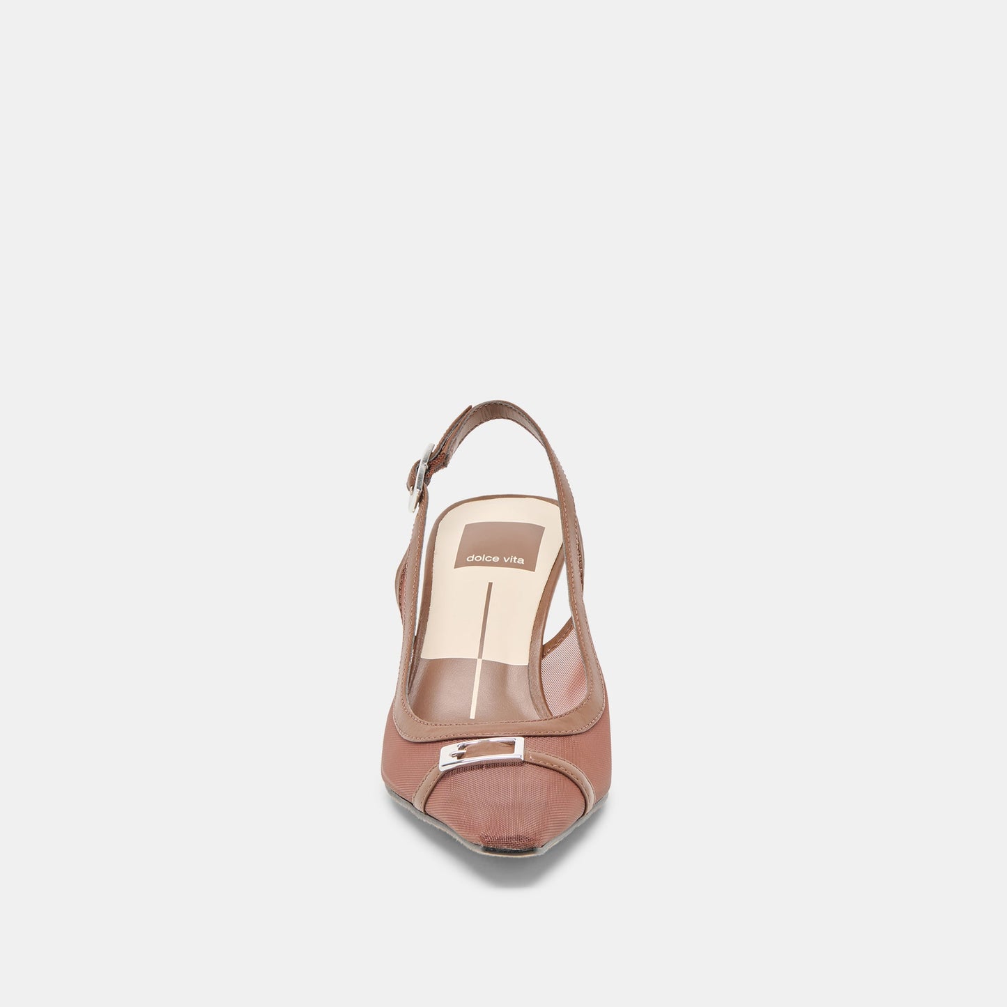 Lorine Espresso Mesh Heels - Dolce Vita