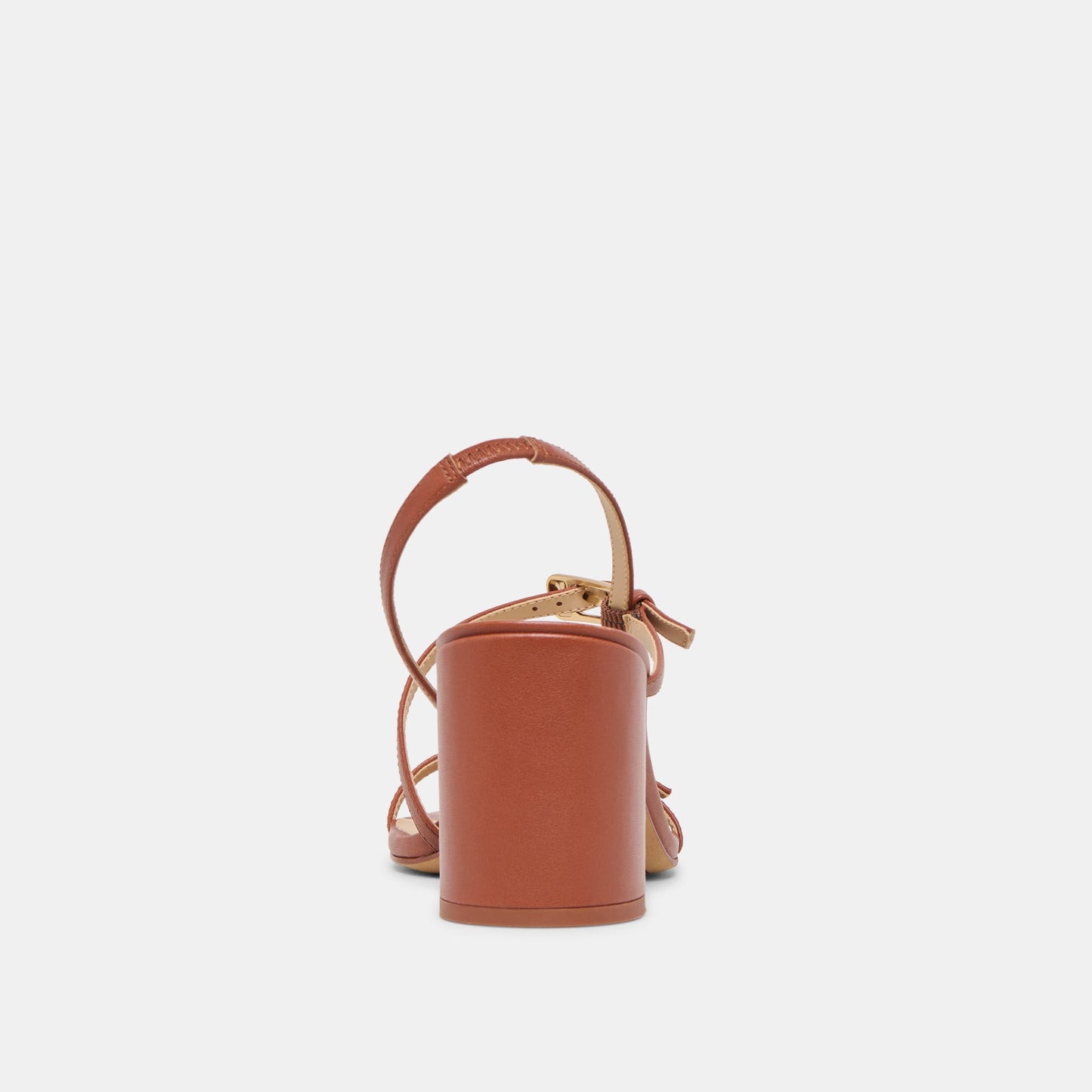 Faye Cognac Leather Heels - Dolce Vita