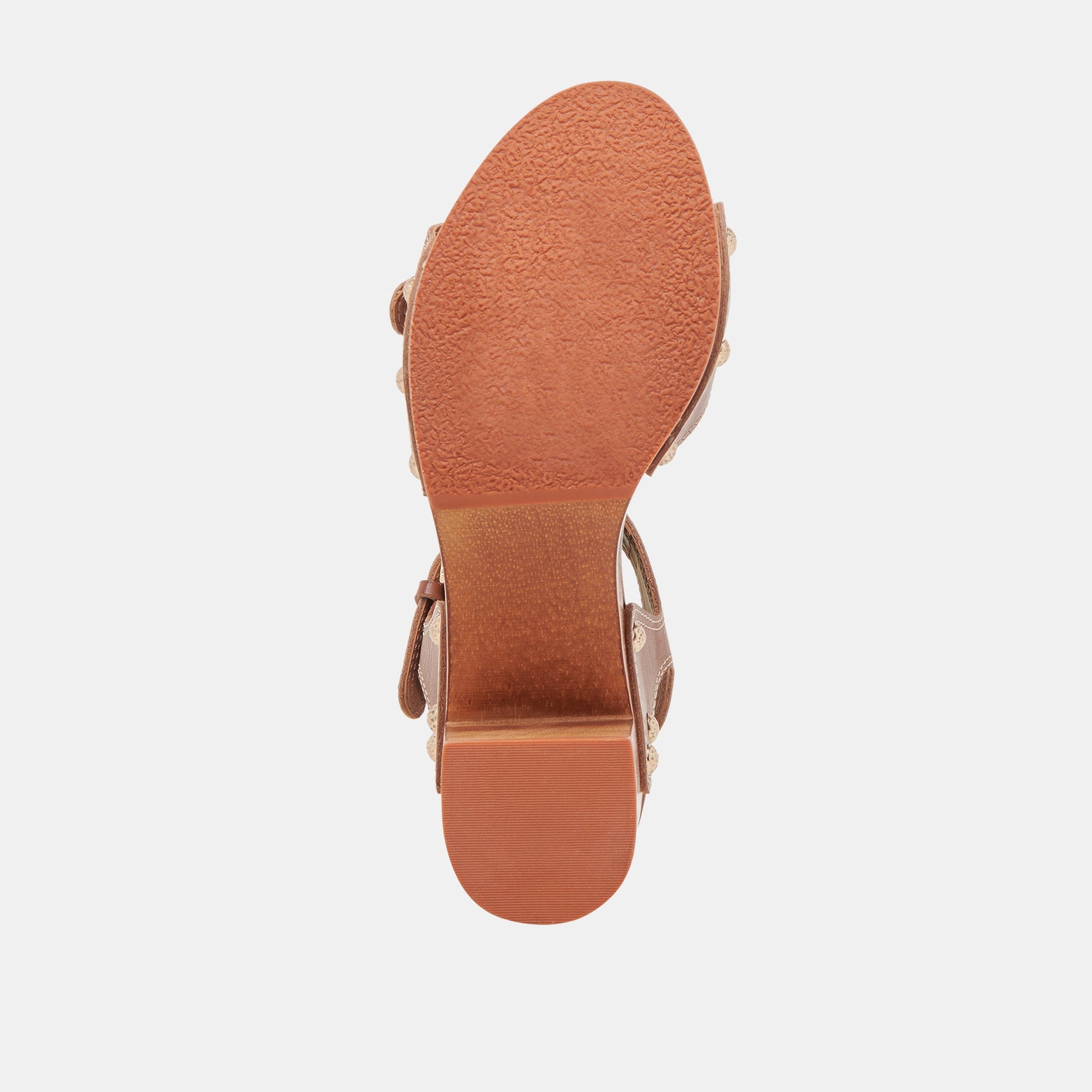YANDY HEELS COGNAC LEATHER - Dolce Vita
