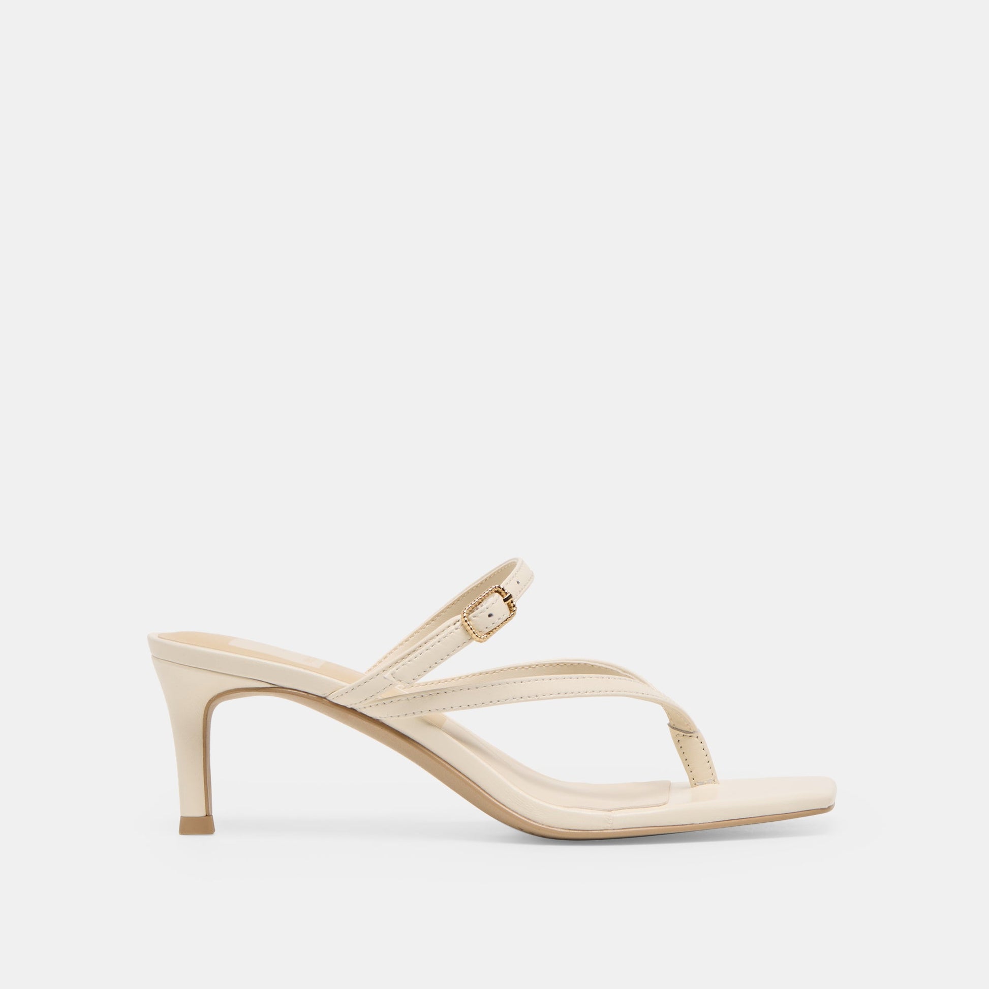 Biaga Off White Leather Heels - Dolce Vita