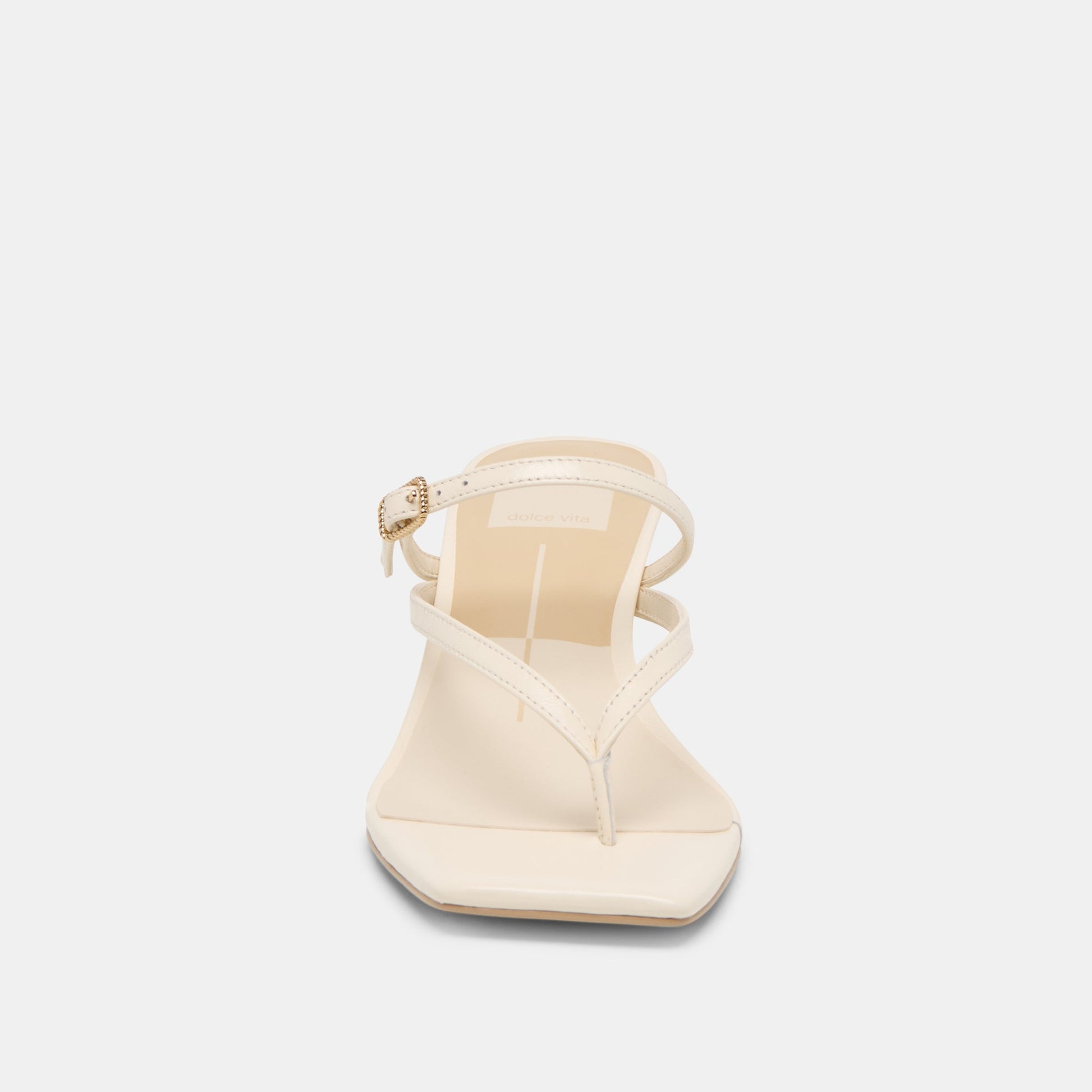 Biaga Off White Leather Heels - Dolce Vita