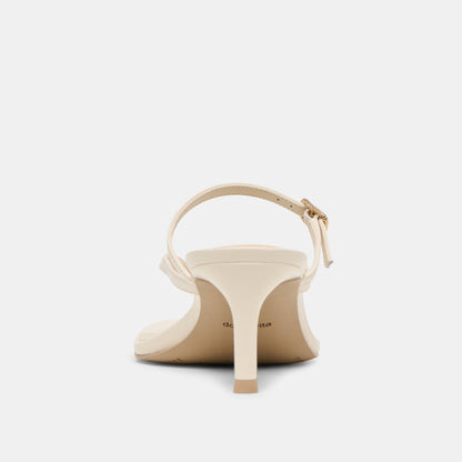Biaga Off White Leather Heels - Dolce Vita