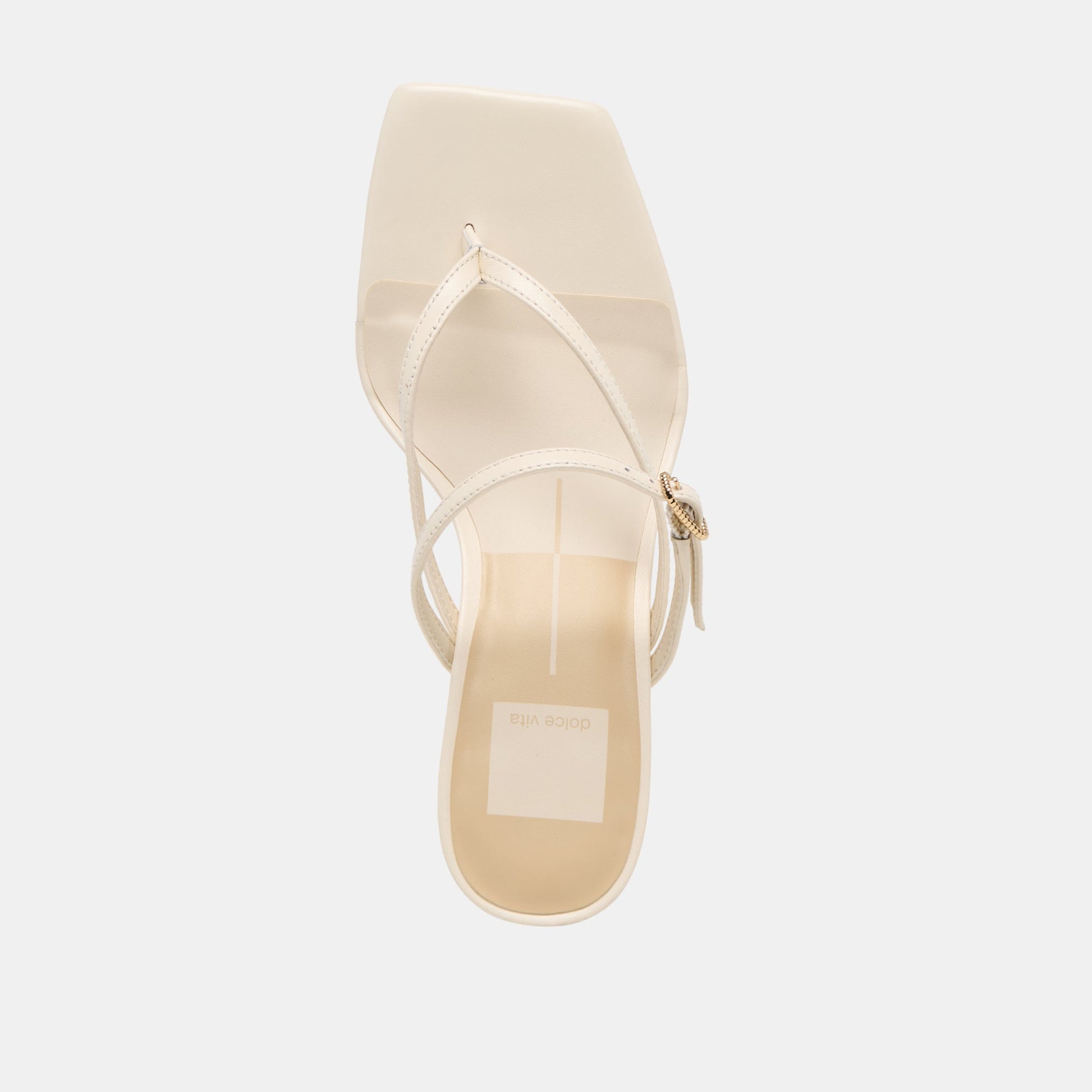 Biaga Off White Leather Heels - Dolce Vita