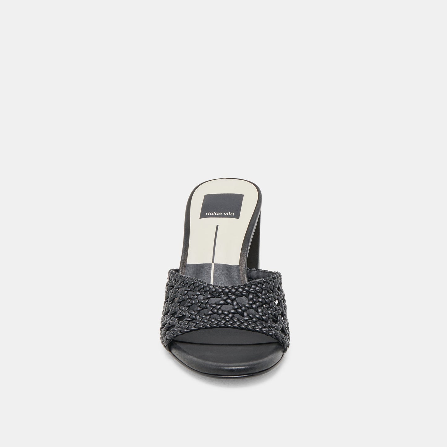MARGOE HEELS BLACK WOVEN STELLA - Dolce Vita