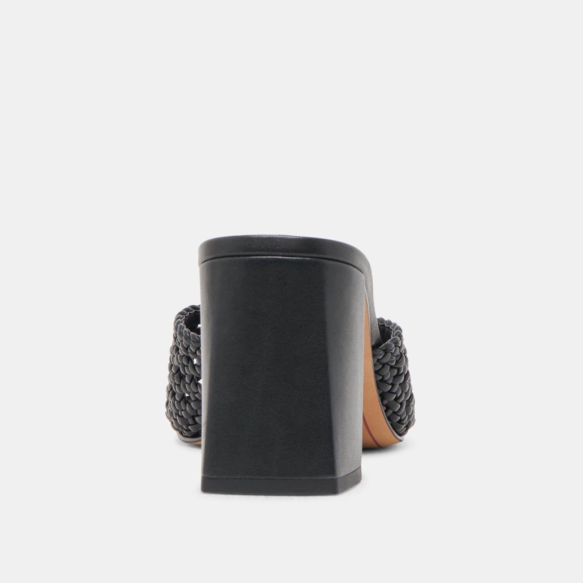 MARGOE HEELS BLACK WOVEN STELLA - Dolce Vita