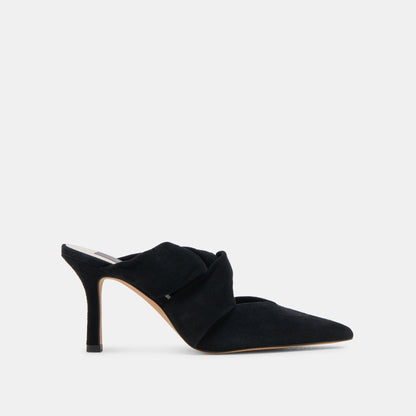 KELSY HEELS ONYX SUEDE - Dolce Vita