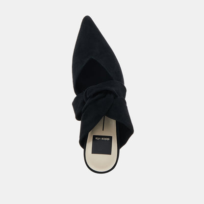 KELSY HEELS ONYX SUEDE - Dolce Vita
