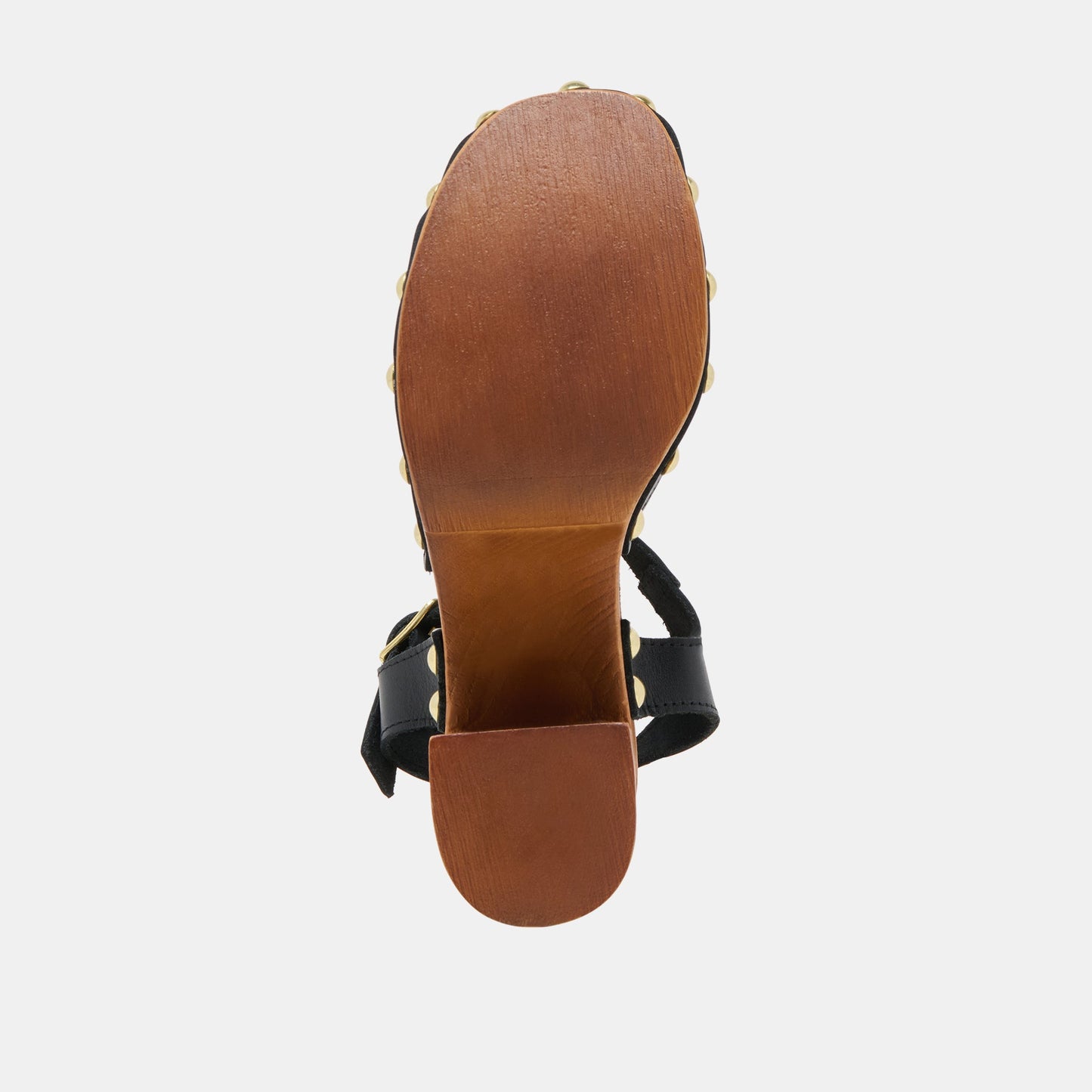 CLOVER HEELS BLACK LEATHER - Dolce Vita