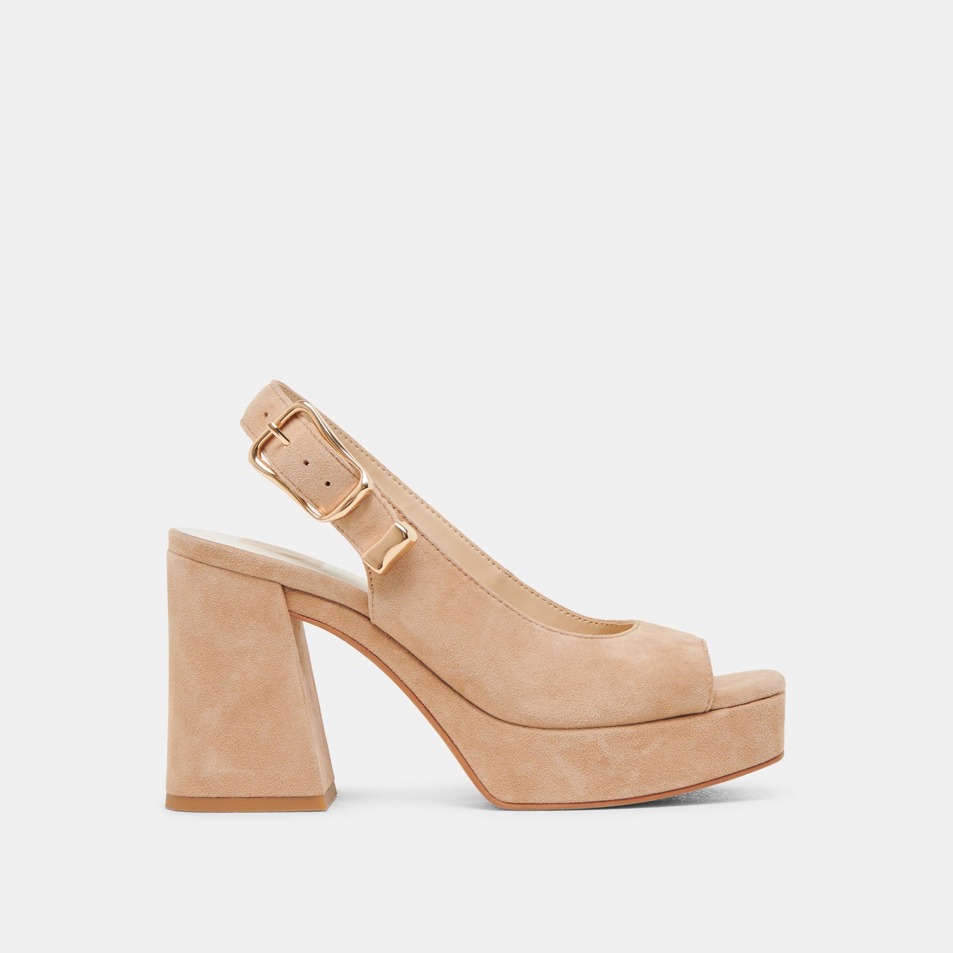 FLORES HEELS BAMBOO SUEDE - Dolce Vita