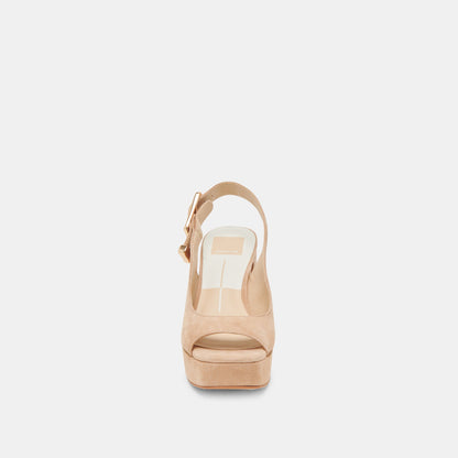 FLORES HEELS BAMBOO SUEDE - Dolce Vita