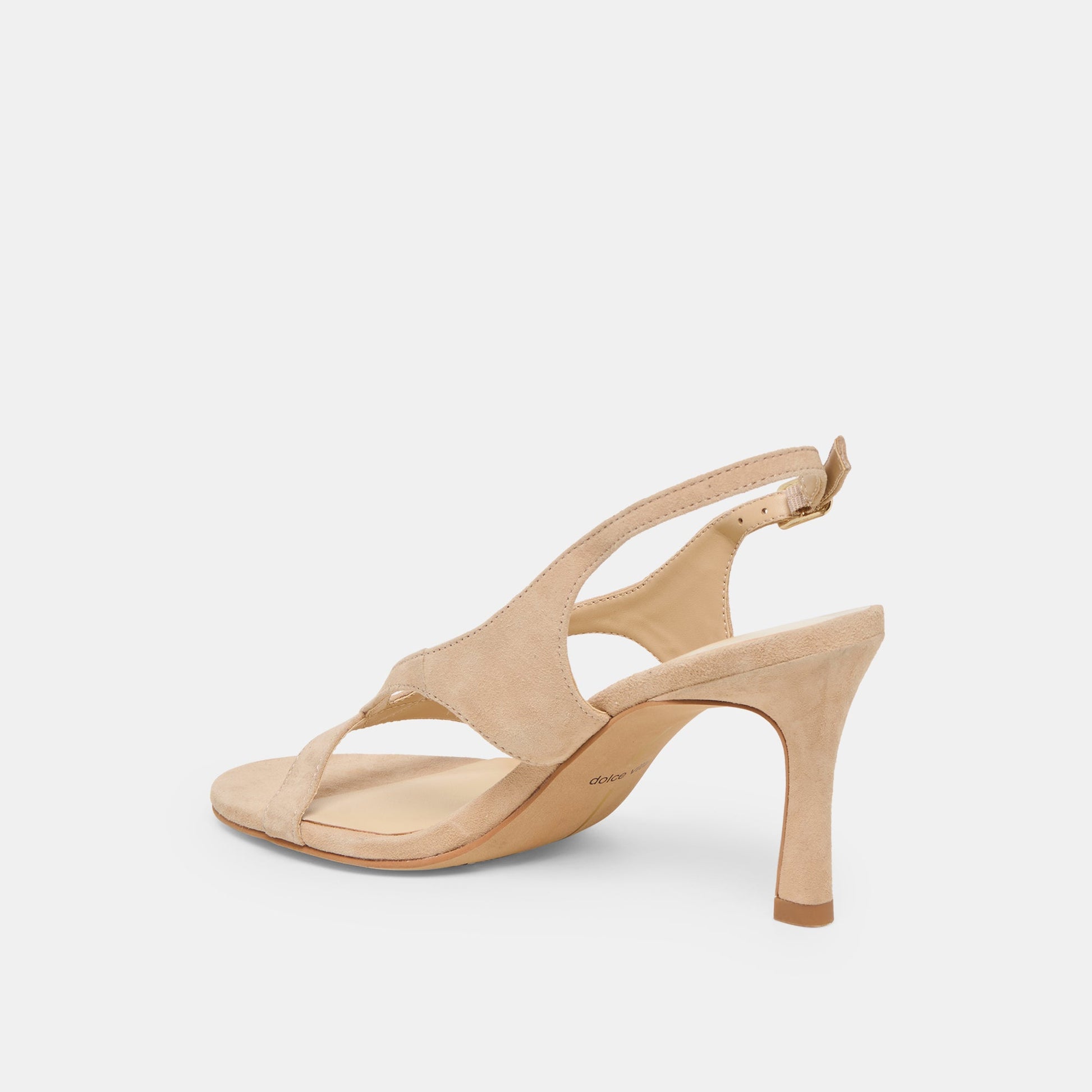 Izela Bamboo Suede Heels - Dolce Vita